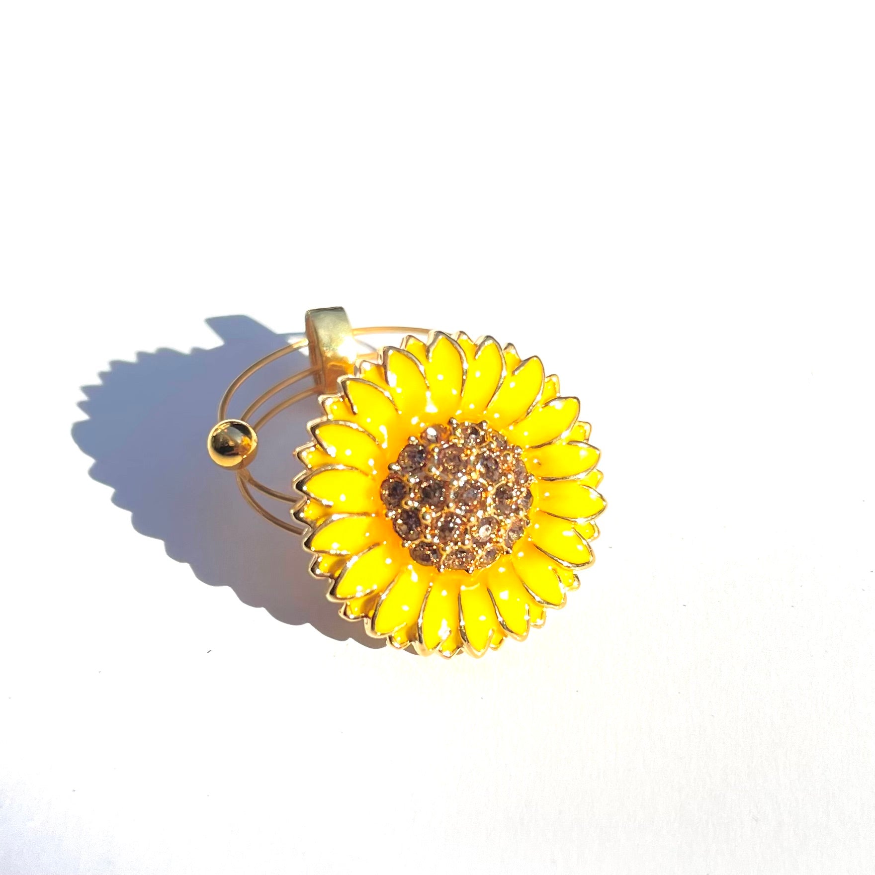 Sunflower YG Sm. Topaz Ring