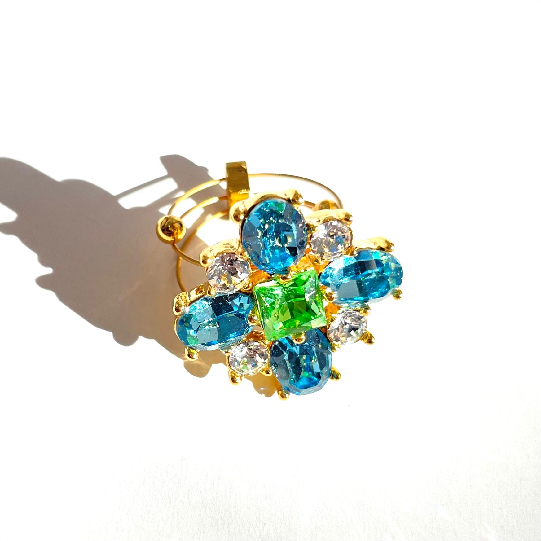 Victoria YG Aquamarine Ring