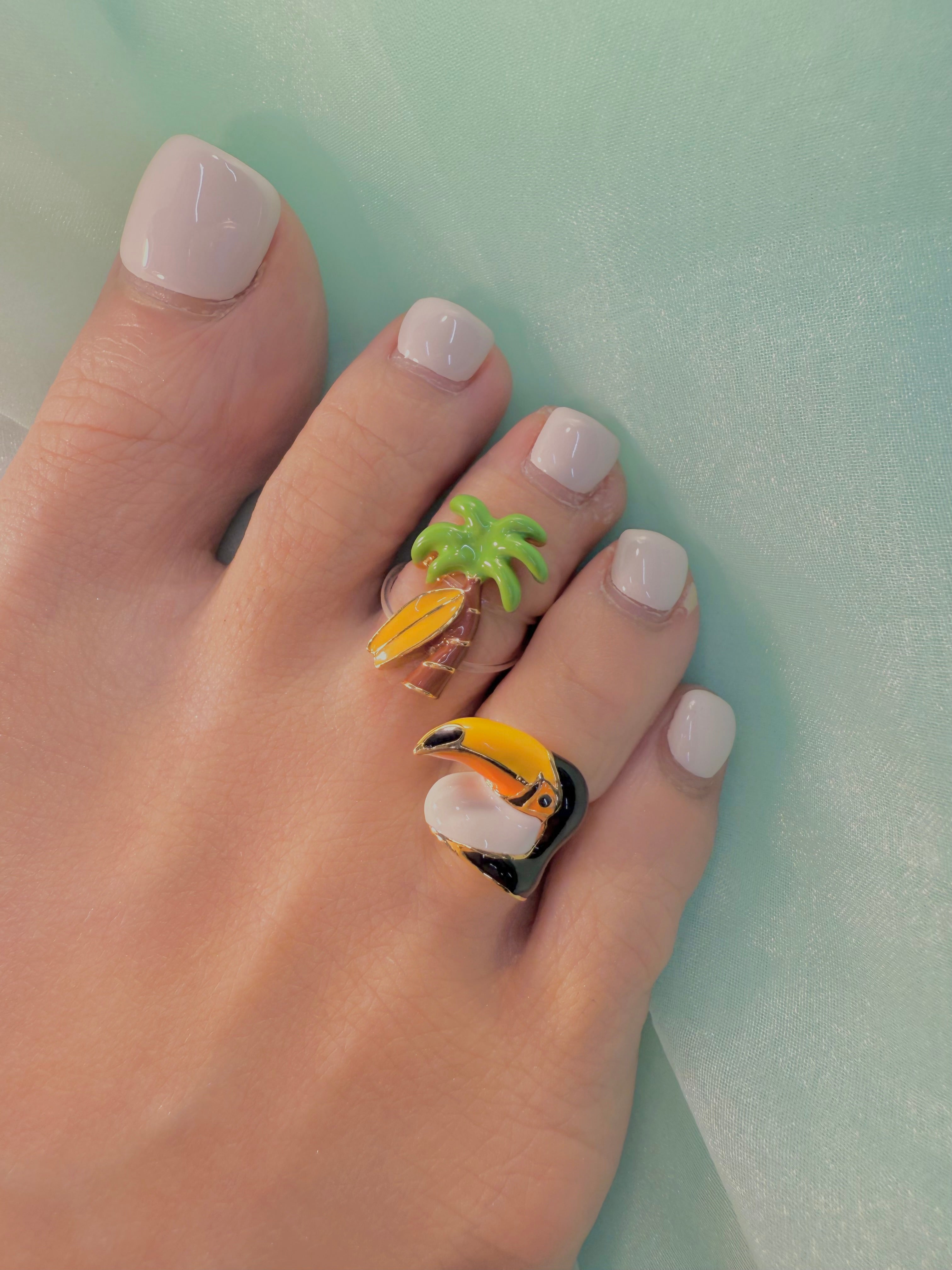 Cocoboard Yellow Toe Ring