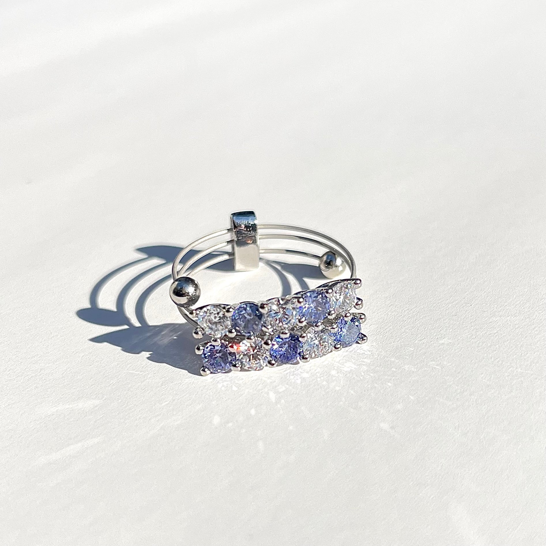 Ledouble RH Blue CZ Ring