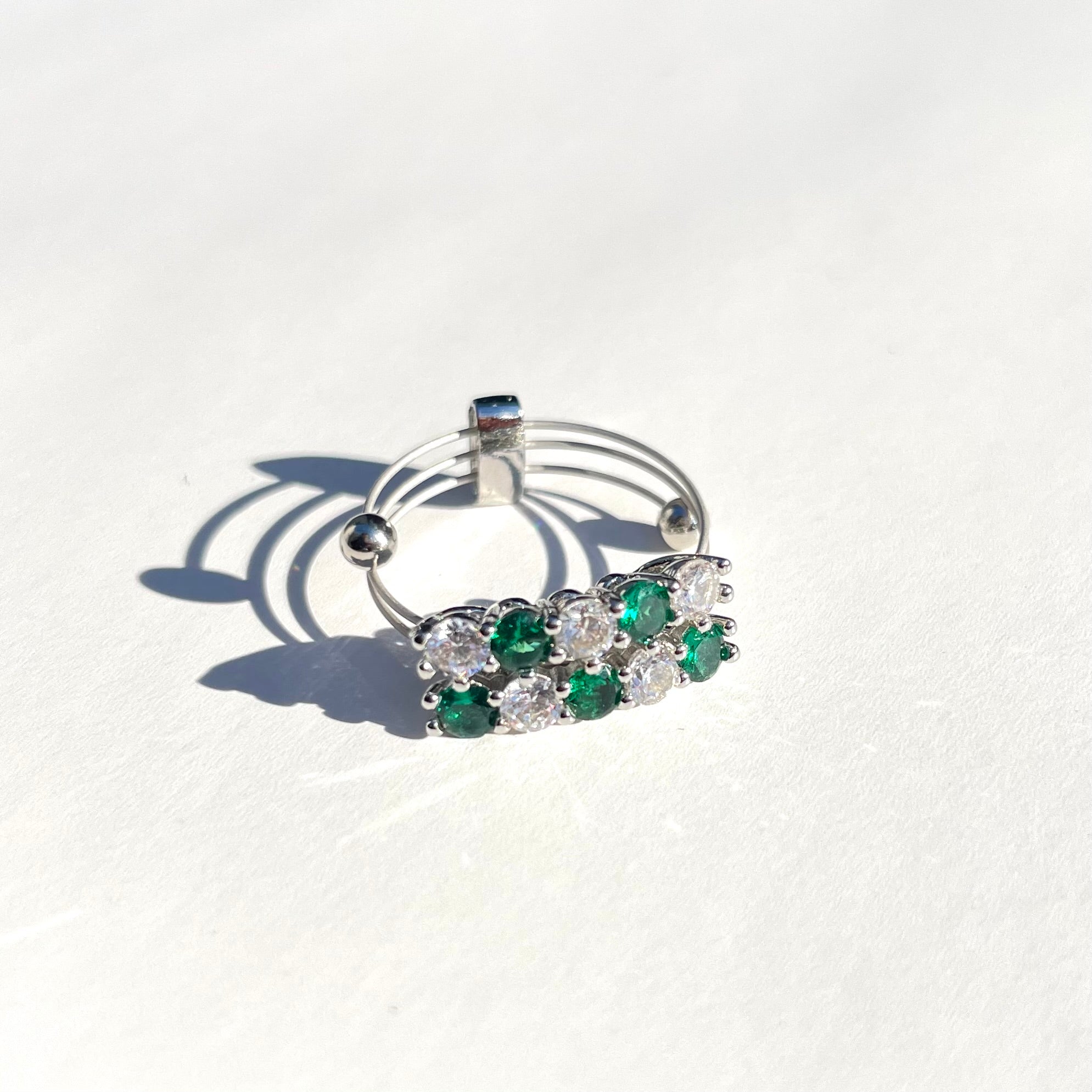 Ledouble RH Green CZ Ring