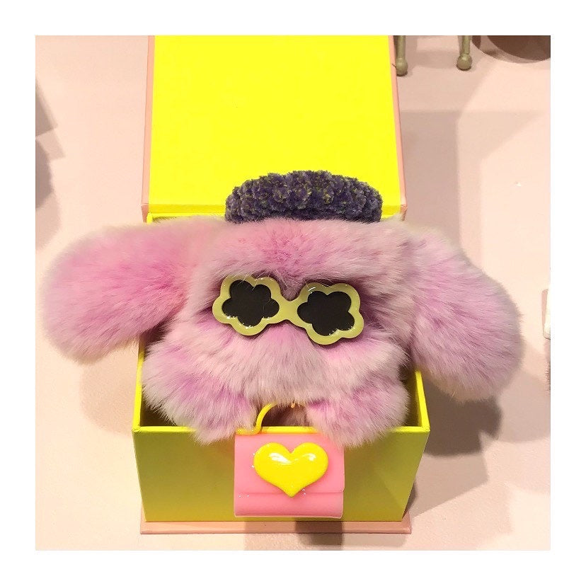 もふもふさんS(10cm) コットンキャンディ バッグチャーム