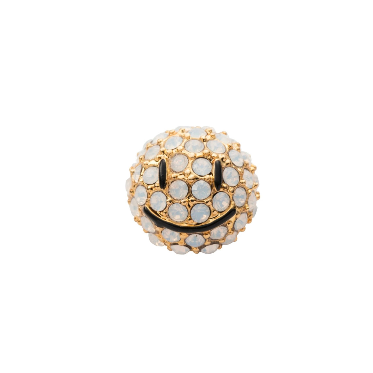 Faceball YG White Opal Toe Ring