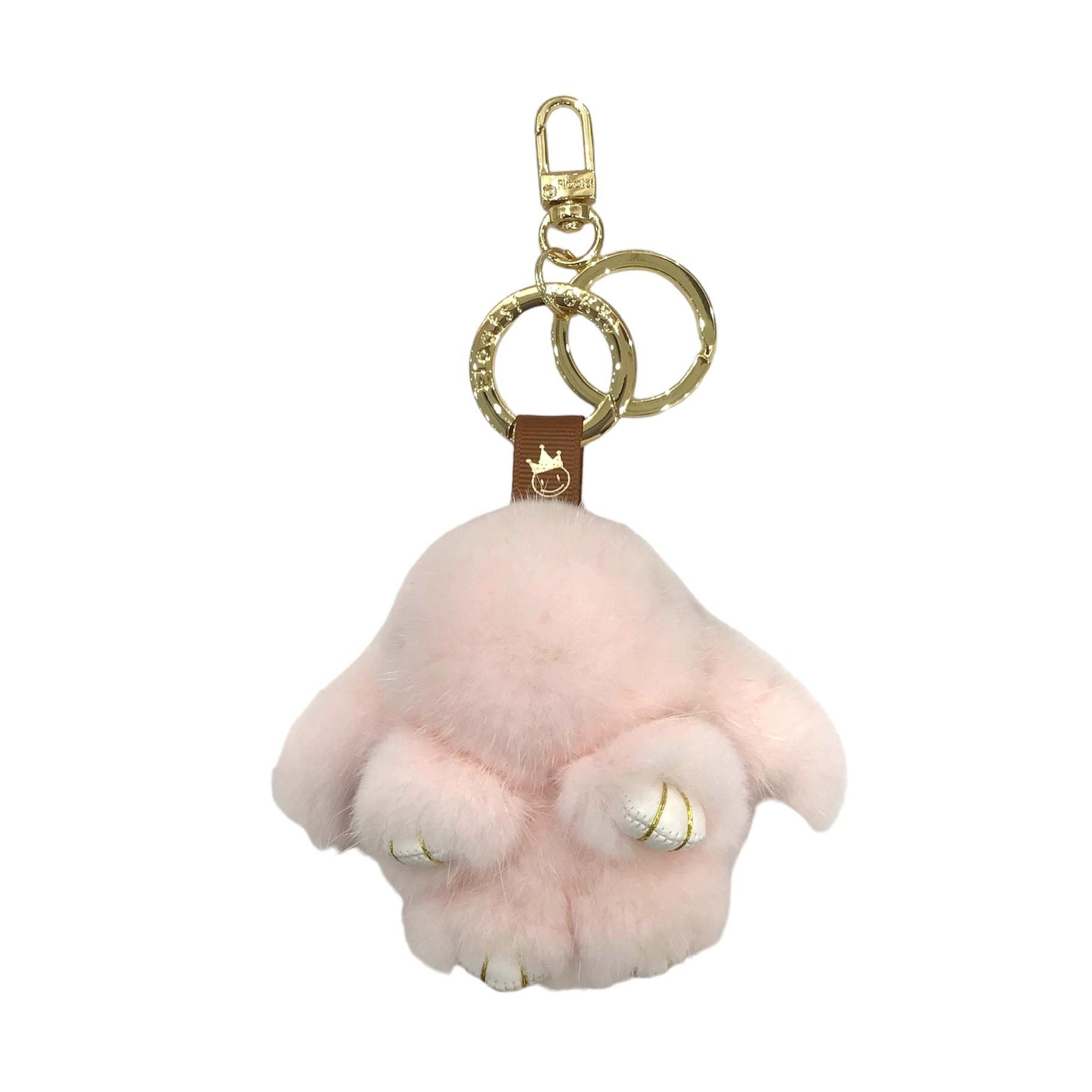 Mofumofu SS Rabbit Peach Yogurt Bag Charm