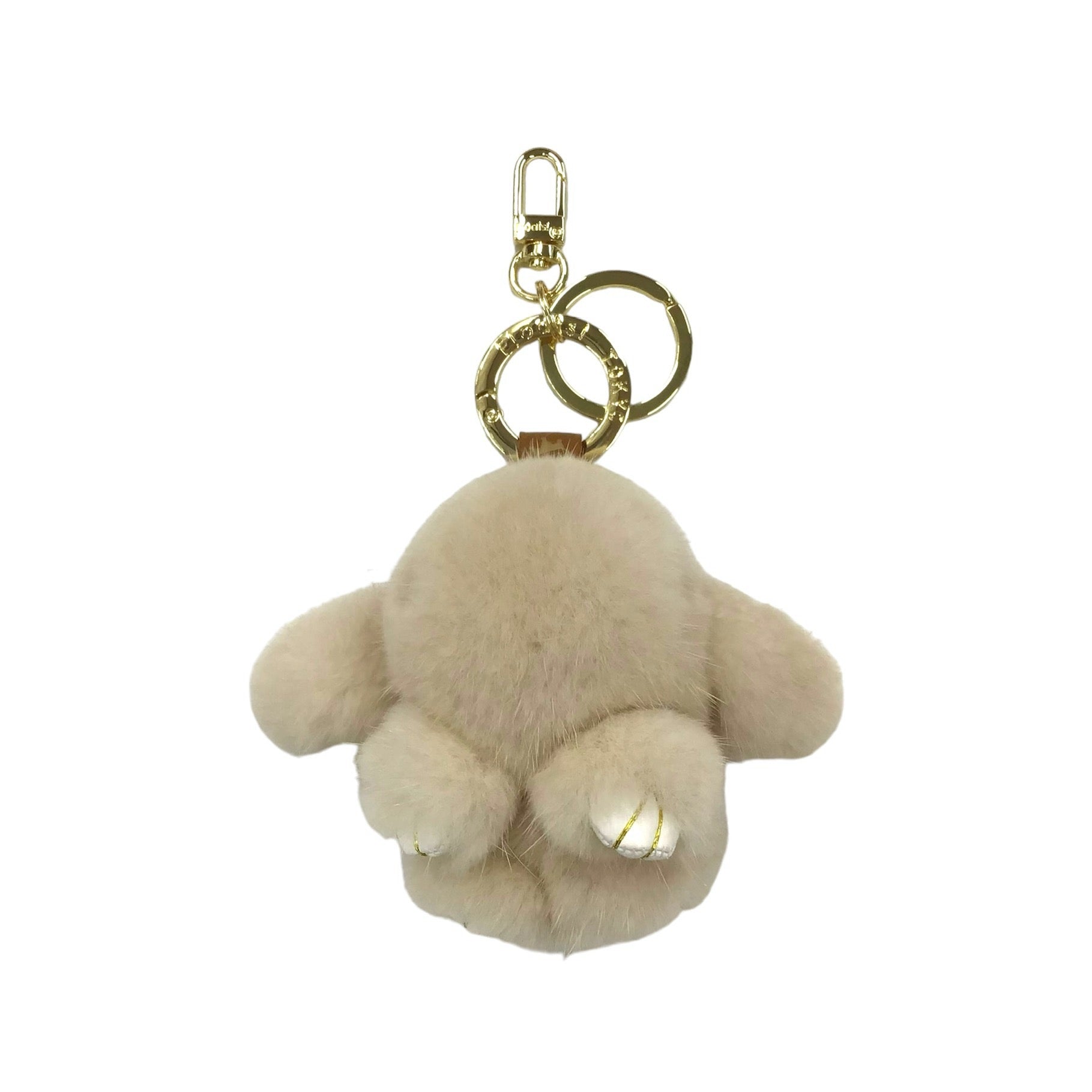 Mofumofu SS Rabbit Maron Bag Charm