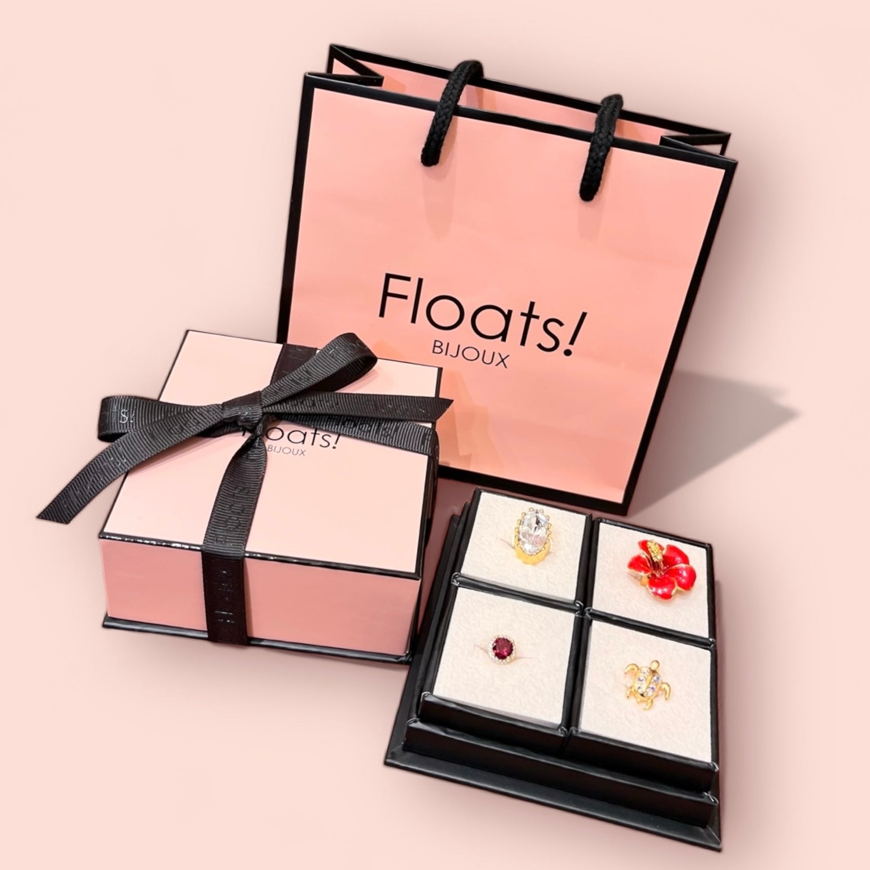 Hibiscus II Pearl Pink Toe Ring 