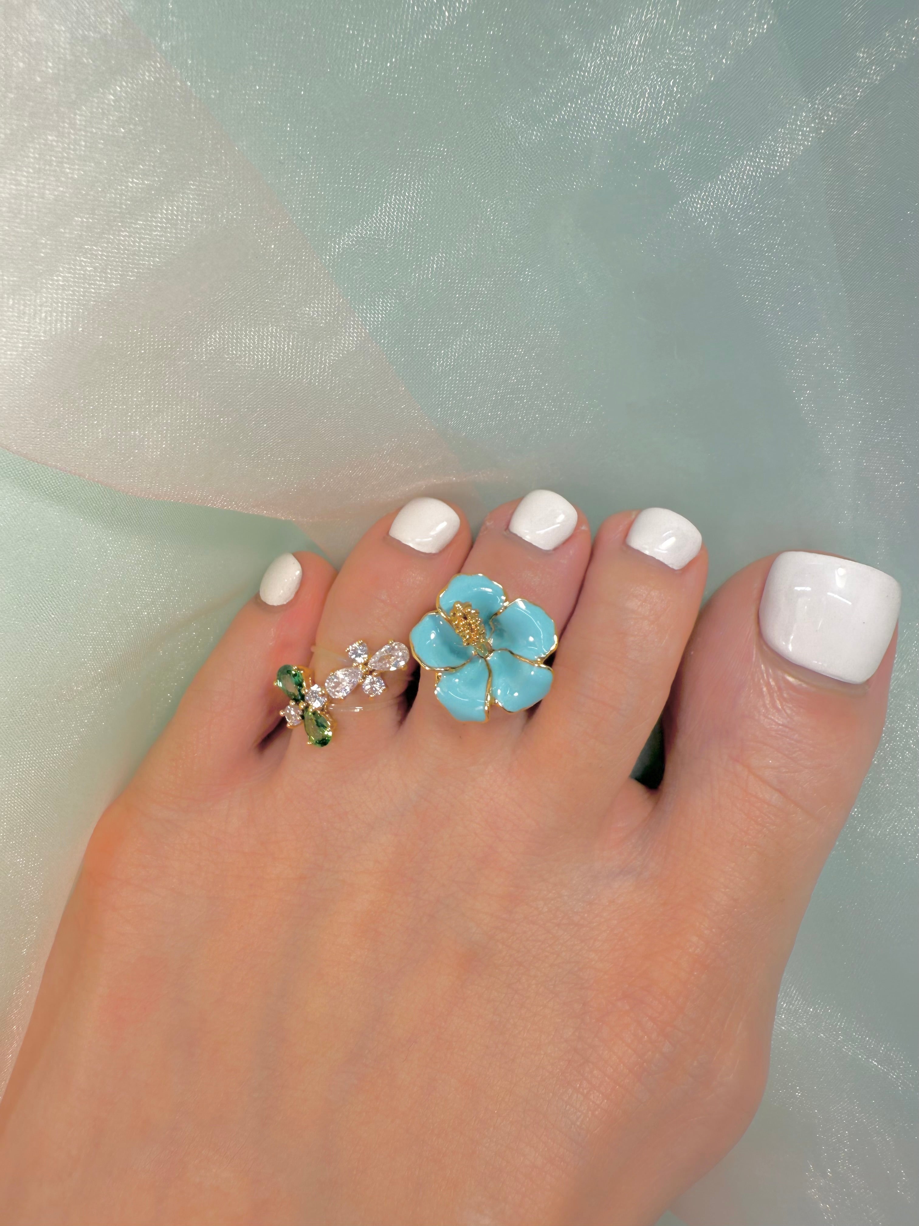 友好2 yg深绿色 Toe Ring 