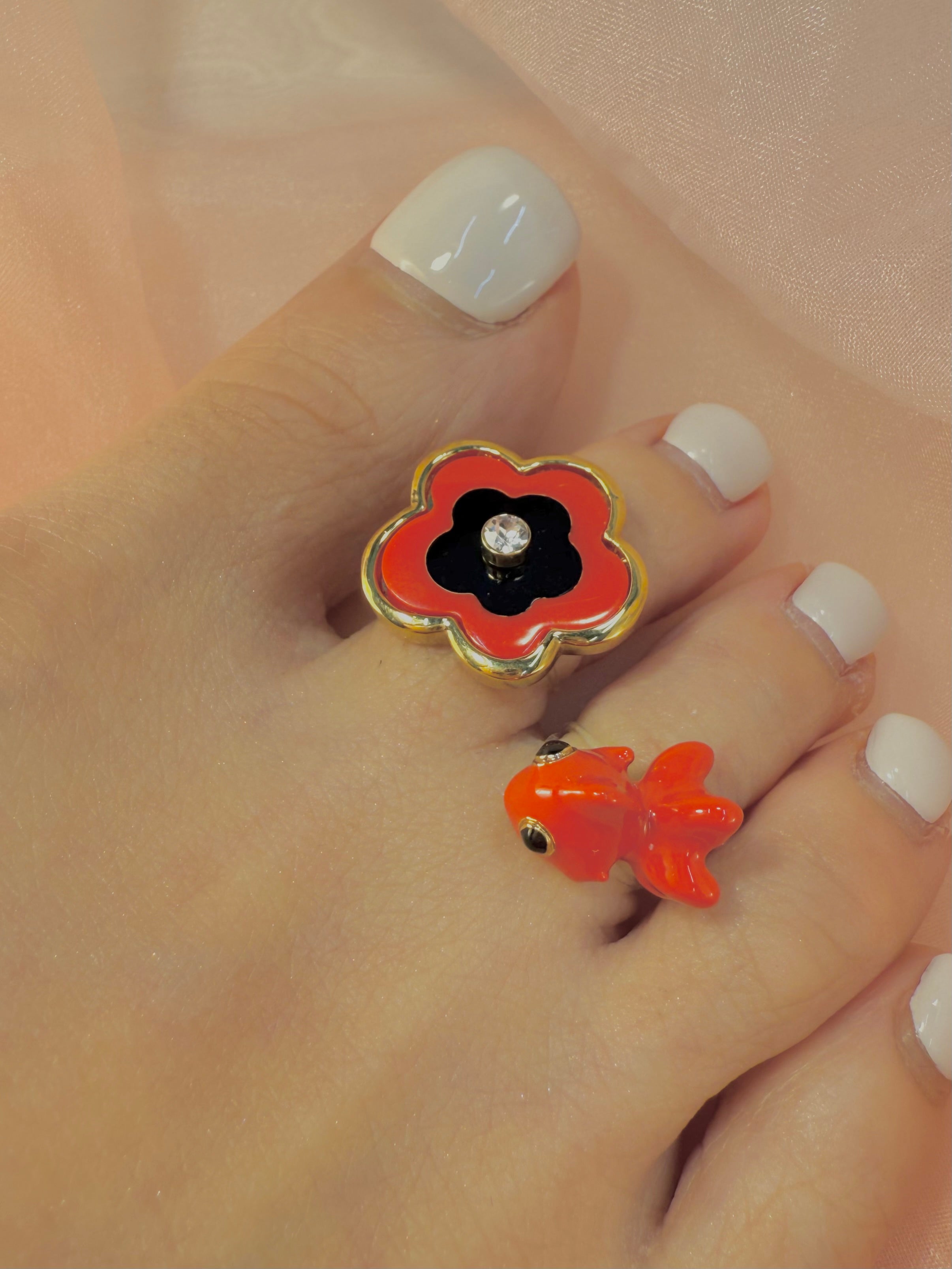 海葵YG红色 Toe Ring 