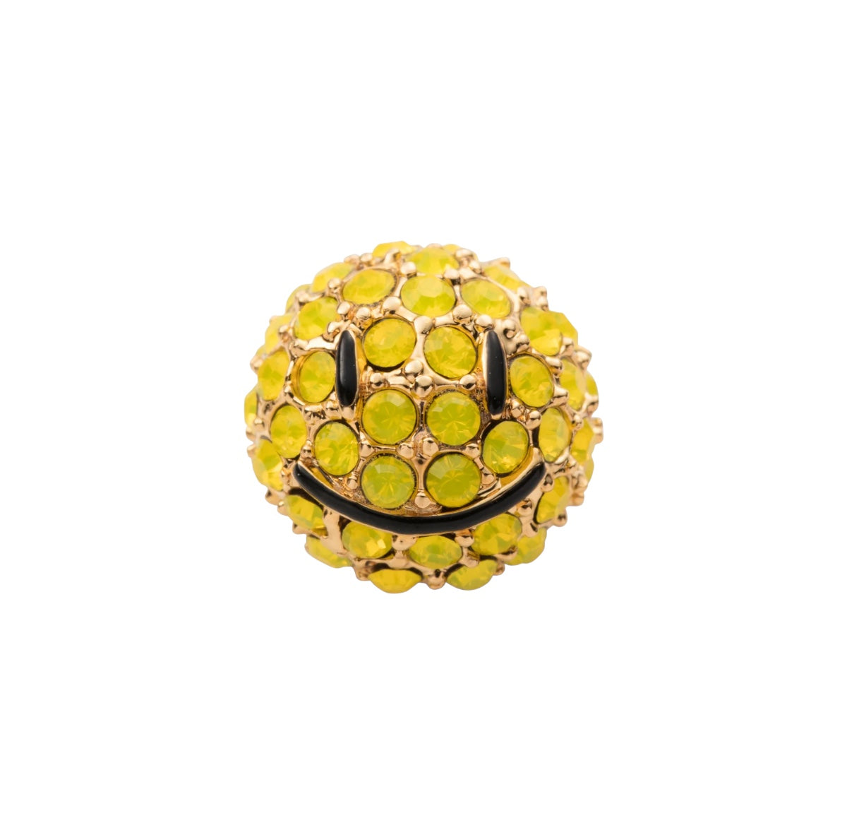 Faceball YG Yellow Opal  Toe Ring 