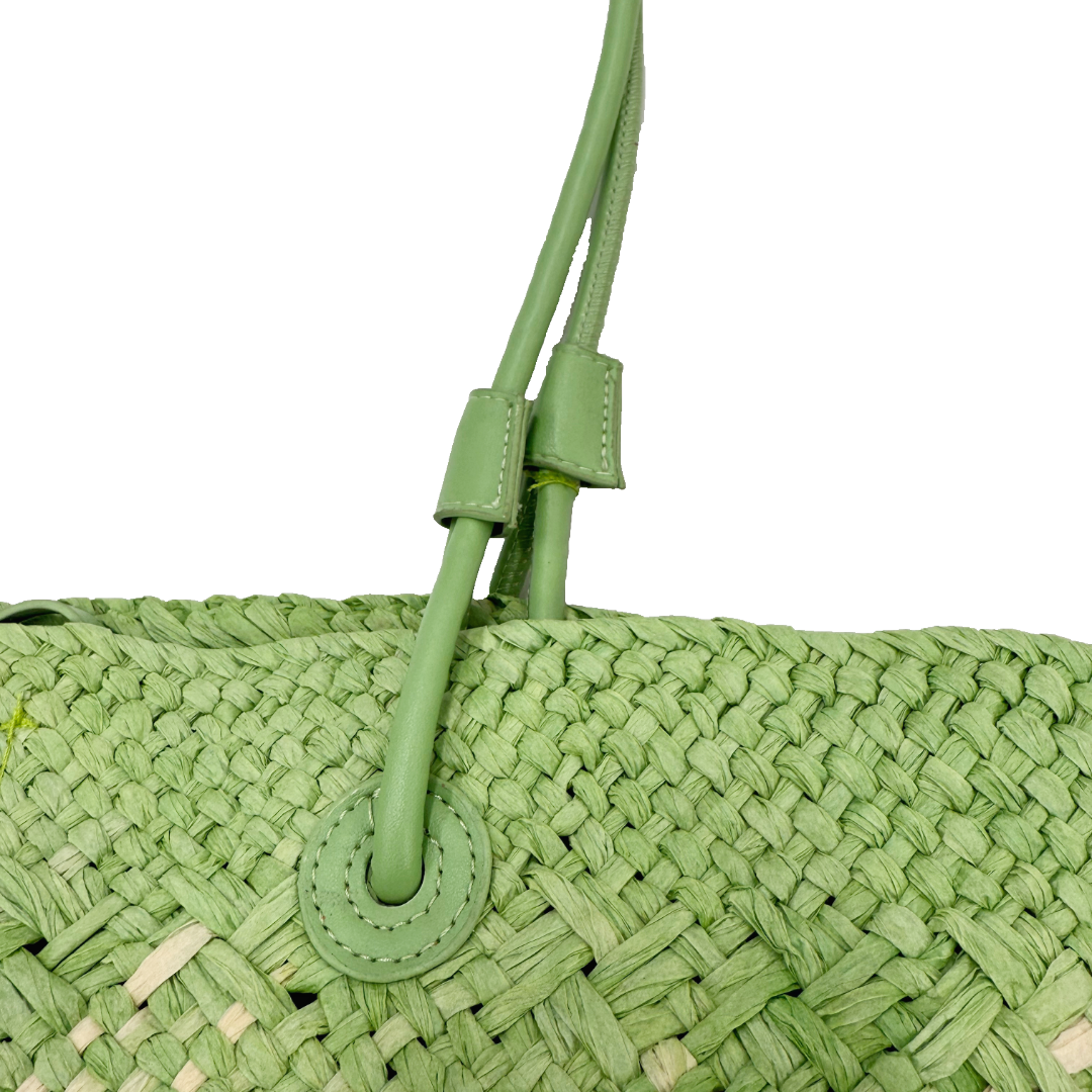basket bag mint green