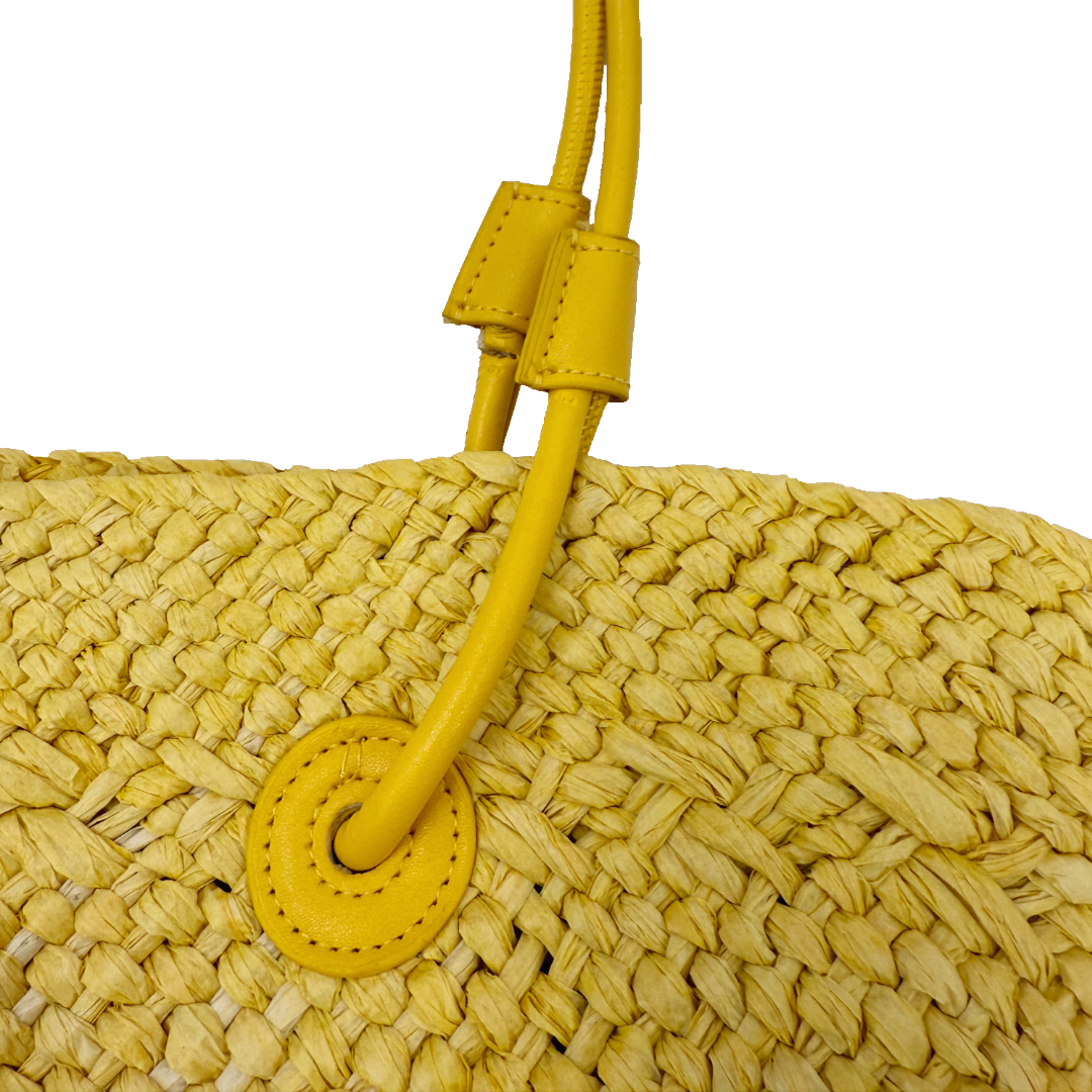 basket bag yellow