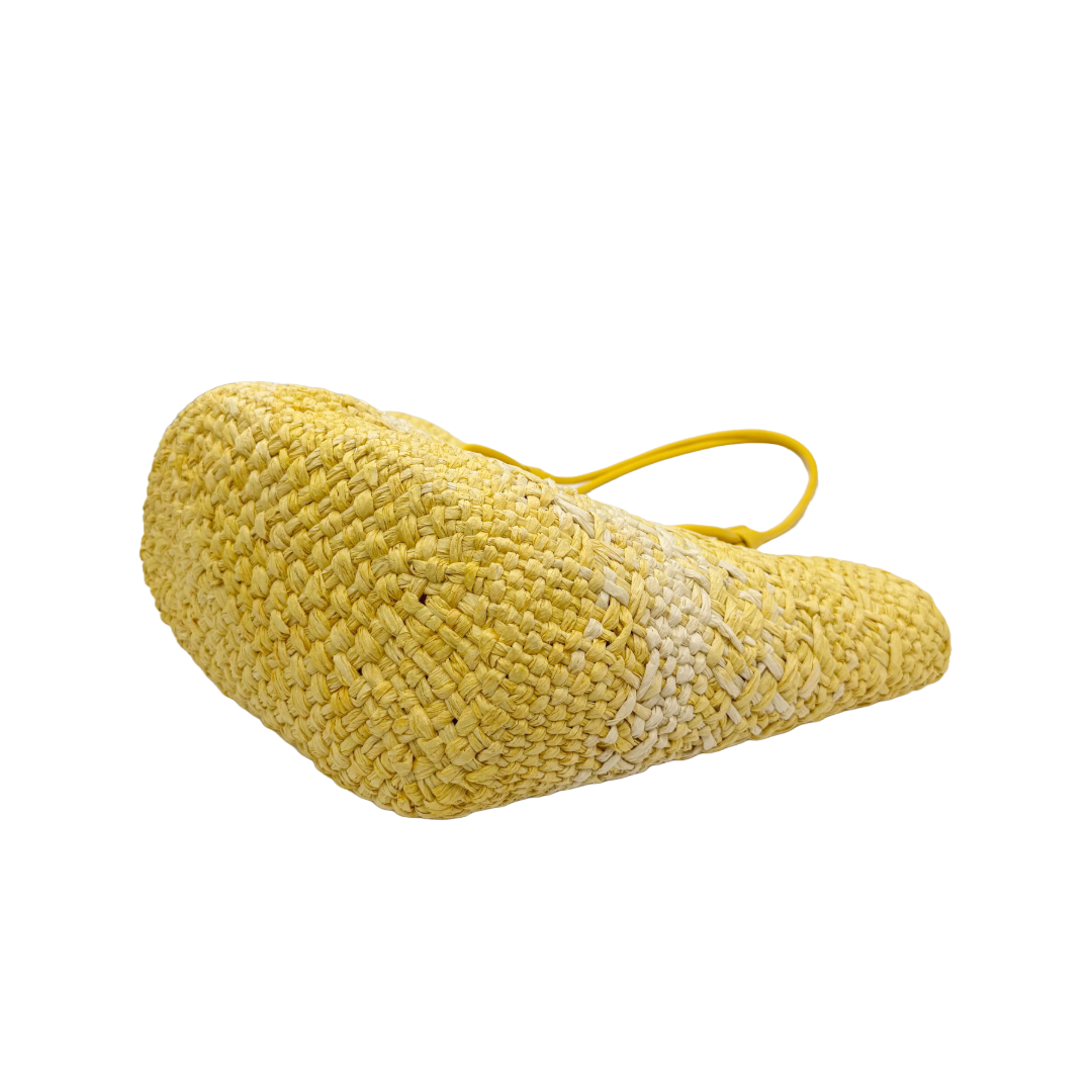 basket bag yellow