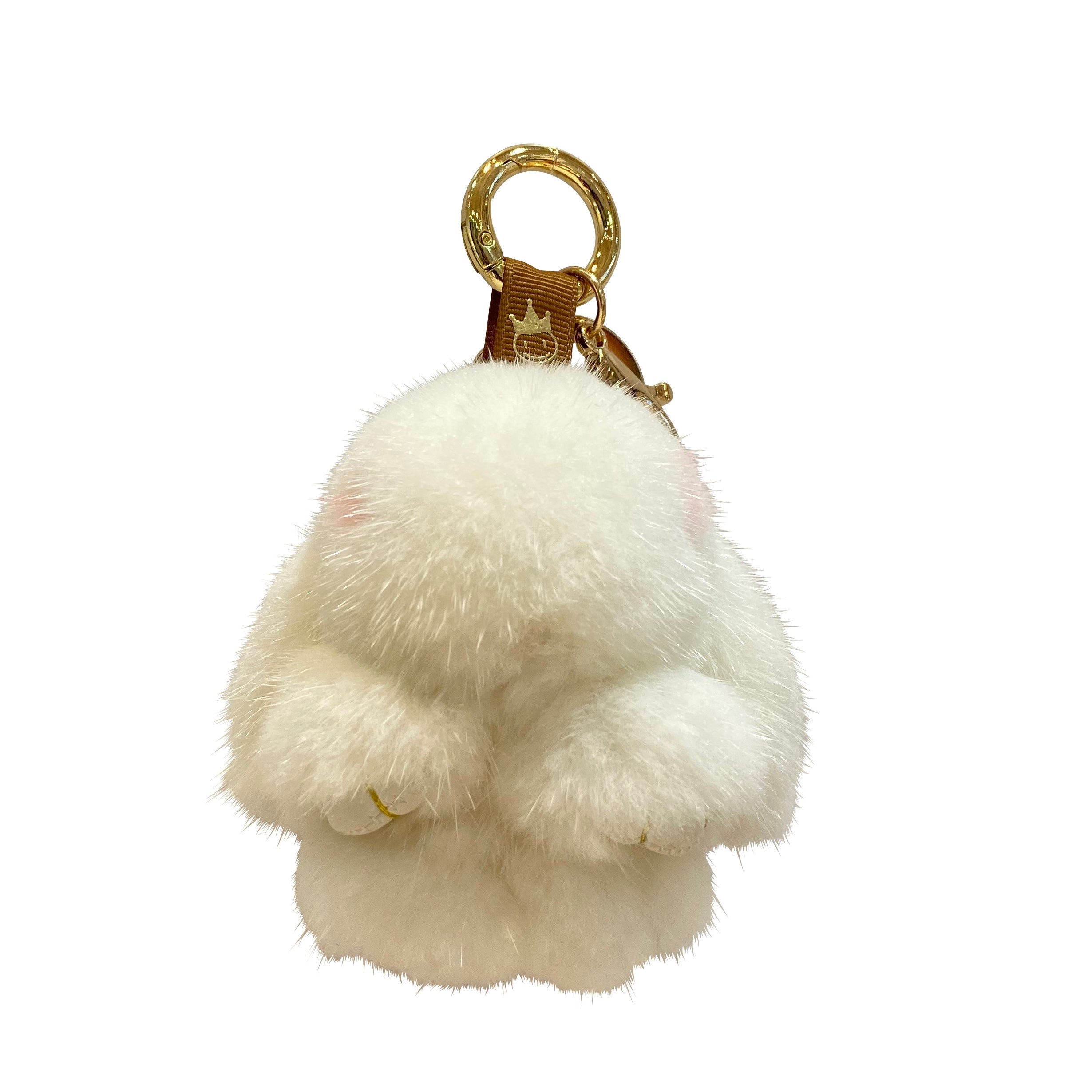 Mofumofu SS兔牛奶8cm keychain