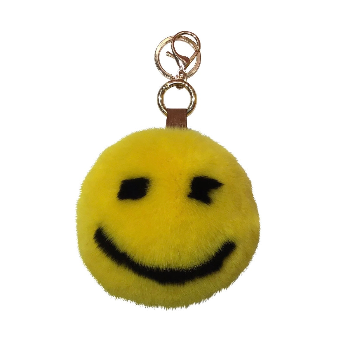 Mofumofu Smile Pompon Yellow