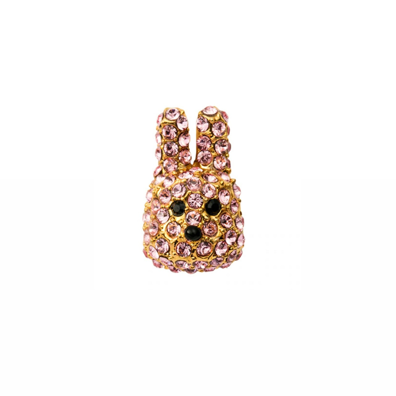 Bunny YG Light Rose Toe Ring 